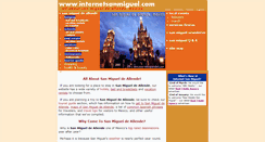 Desktop Screenshot of internetsanmiguel.com